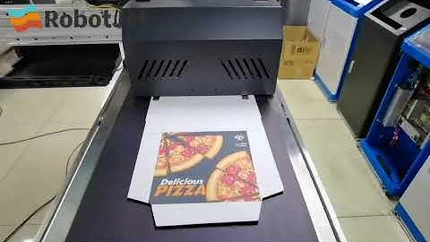 How to print pizza boxes with a single pass printer