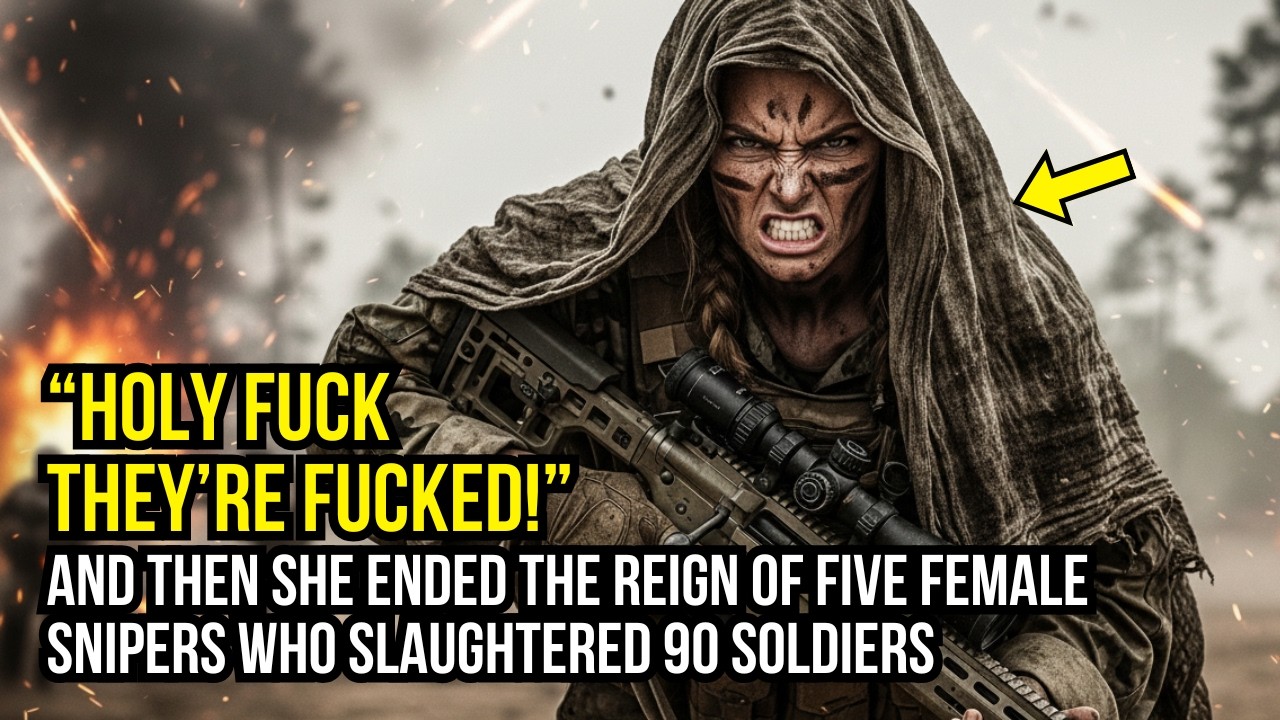 Enemy Female Snipers Whispered, “Who’s Hunting Us?” — Then A Female Sniper Avenged Her 90 Brothers
