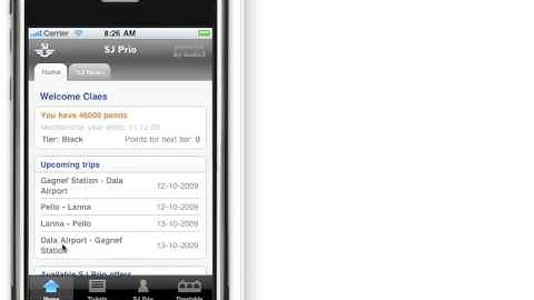 Oracle Siebel mobc3 for Swedish Rail (SJ)
