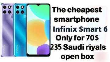 Open Box infinix 6 HD The cheapest smartphone only 70$🤩