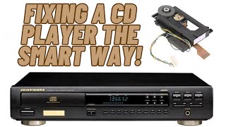 FIXING a Marantz CD PLAYER that’s not reading Discs properly.