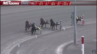 PASS AND STOW wins the Adios Betty PA Sire Stake for 3FP in 1:50.4.