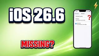 iOS 26.6 Update Not Showing? Fix Software Update on iPhone