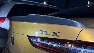 2022 Acura TLX Type S Dry Carbon Wing UpGrade Install