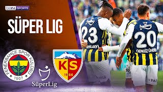 Fenerbahce vs Kayserispor | SÜPERLIG HIGHLIGHTS | 05/12/24 | beIN SPORTS USA