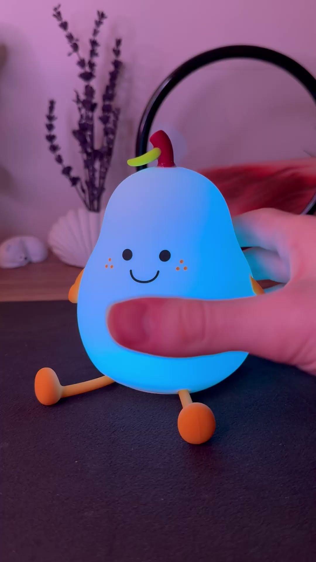 ? Cute Pear Bedside Touch Night Lamp - Product Link in Bio ( # 2012 ) ‪@MaviGadgets‬