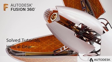 How to make Helical gear in Fusion 360 with narration