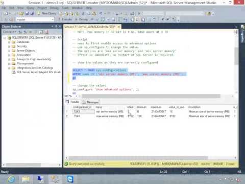 Trailer for SQL Server 2012: Configuring and Testing