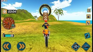 Fearless Beach Bike Stunts Rider "Stunt Mode" Motor Bike Games - Android GamePlay #3 screenshot 5