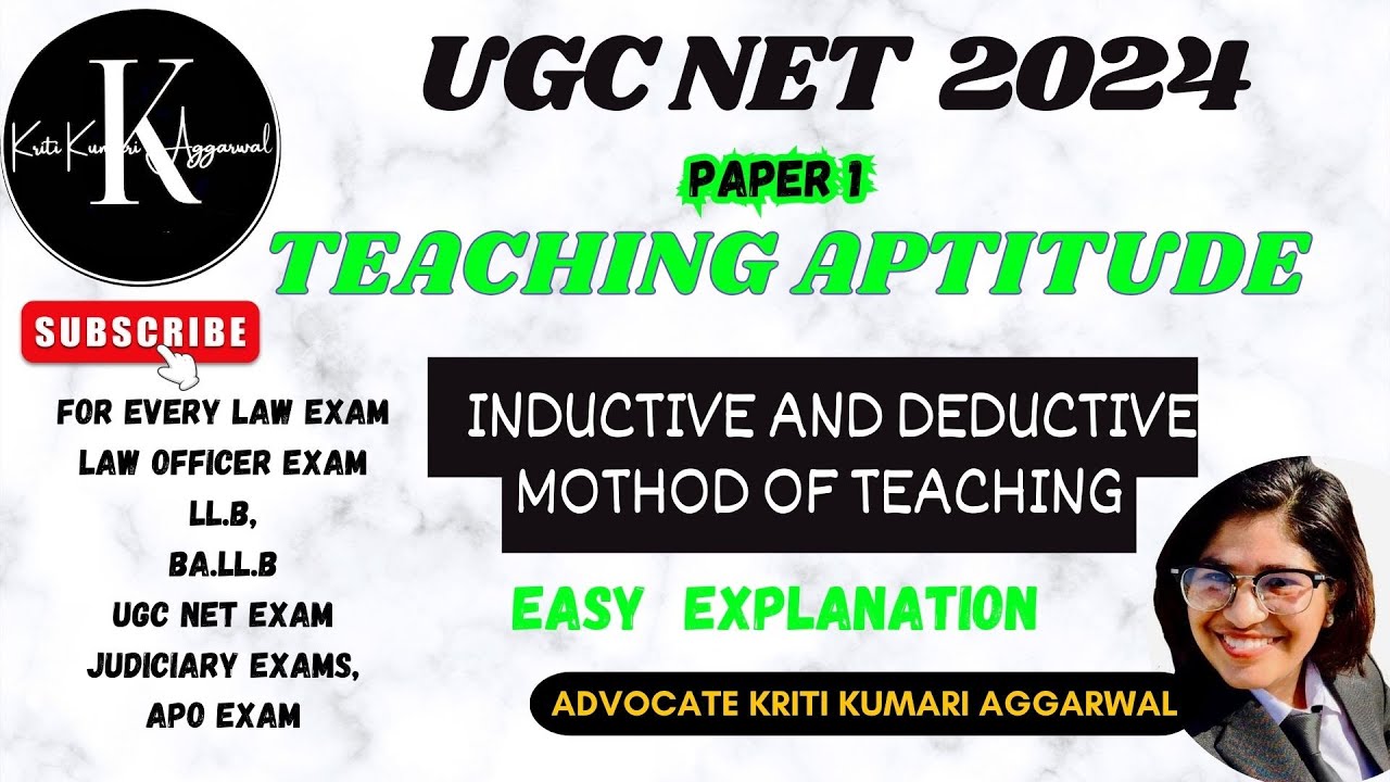 Inductive and deductive methods of teaching #ugcnetexam - YouTube
