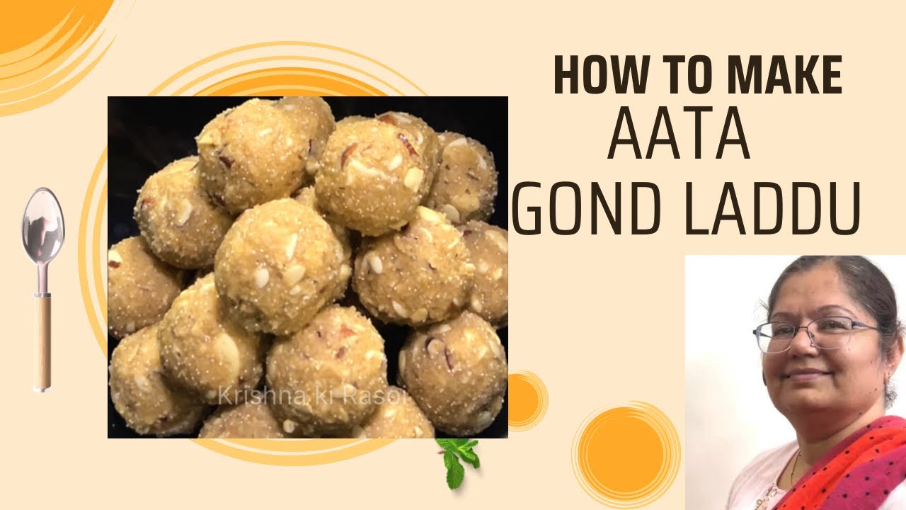Aata Gond Laddu Recipe | Full Energy Desi Laddu 💥”