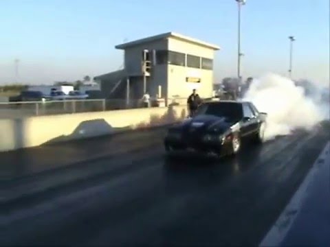 2000+ HP Twin Turbo Drag Radial Mustangs at SGMP