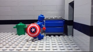 Lego Captain America Shield Throw Test
