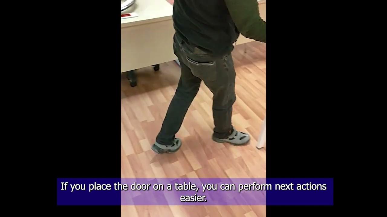 How to reverse the door on your Beko Tumble dryer by Beko YouTube