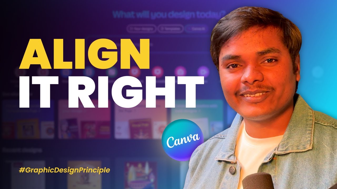 Alignment in Graphic Design Explained | Graphic Design Principles | Canva Complete Mastery Course