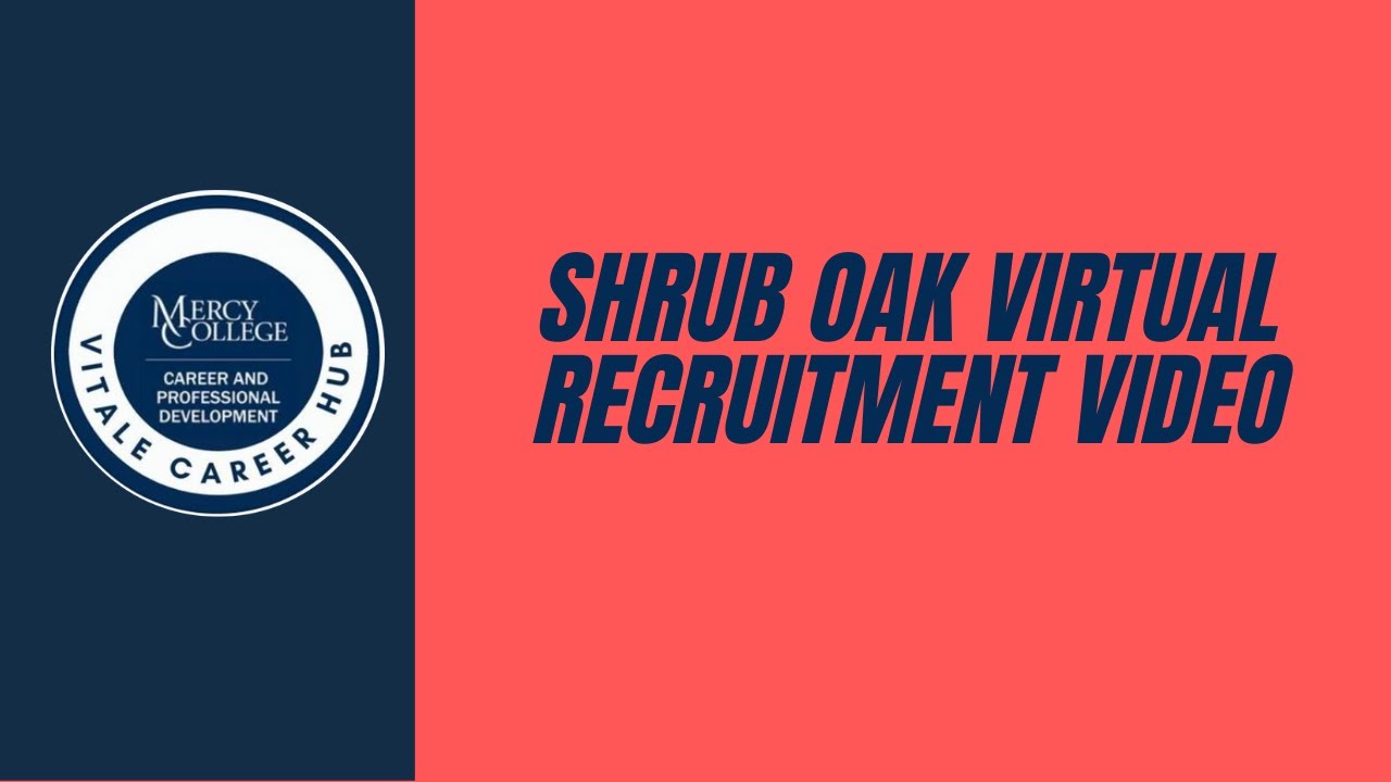Shrub Oak Virtual Recruitment Video YouTube