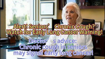 A persistent cough in seniors signals lung inflammation and potential fibrosis.