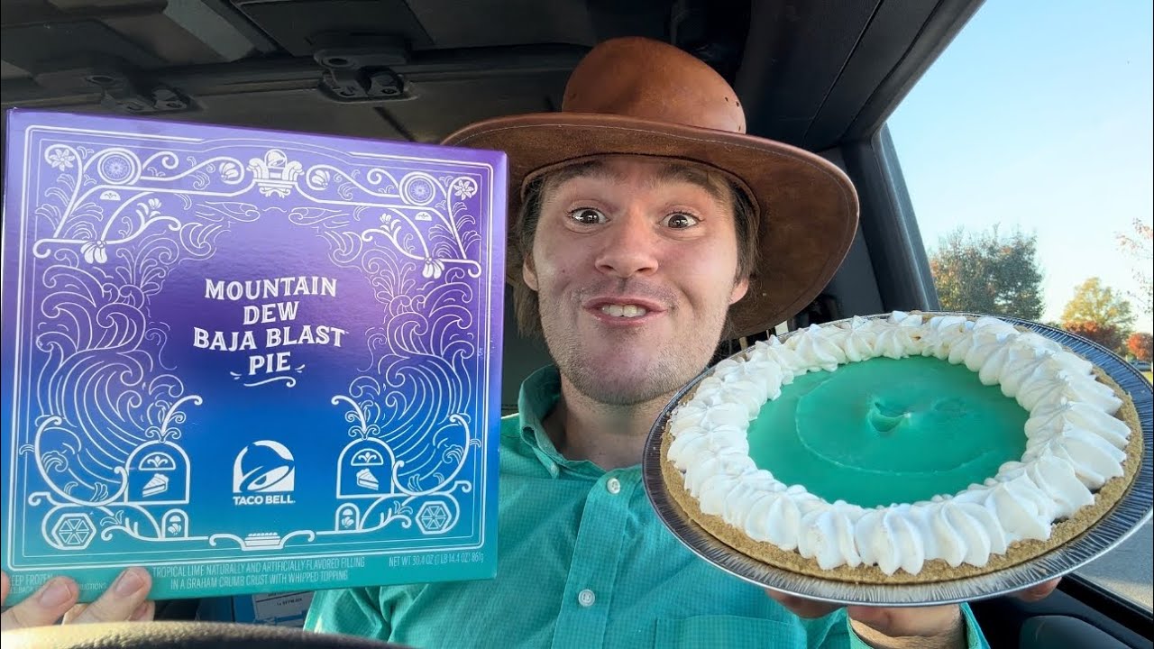 Обзор пирога Taco Bell Mountain Dew Baja Blast