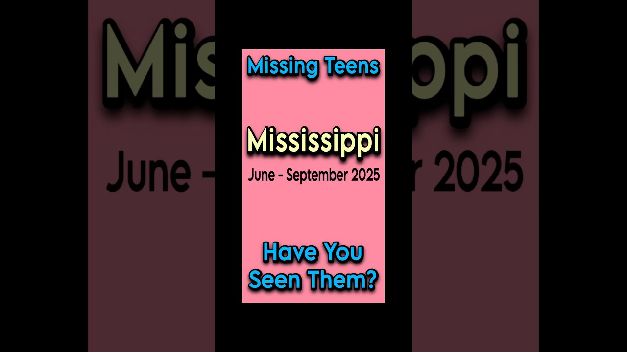 Пропавшие подростки из Миссисипи | Июнь-сентябрь 2025 г. #миссисипи #поисквамивсубботу #шорты
