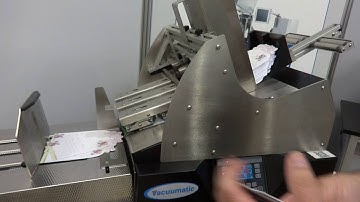 Friction Feeder - Vacuumatic TCF - Counting Invitation cards into small batches