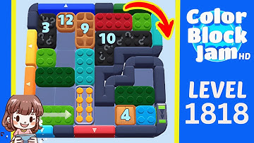 Color Block Jam Level 918 (1818) Solution Walkthrough