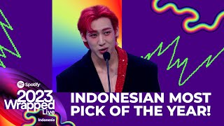 CONGRATULATION BAMBAM! Winner Indonesian Most Pick! | SPOTIFY WRAPPED LIVE INDONESIA 2023