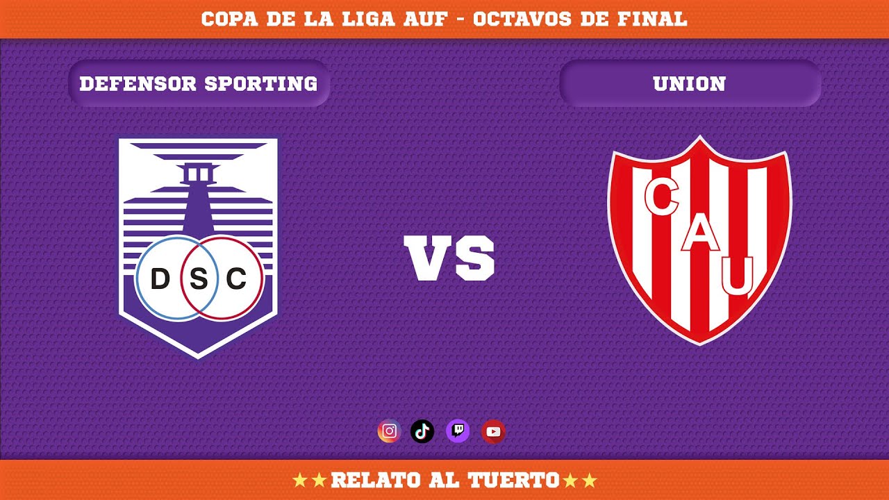DEFENSOR SPORTING 🆚 UNION - SERIE RIO DE LA PLATA