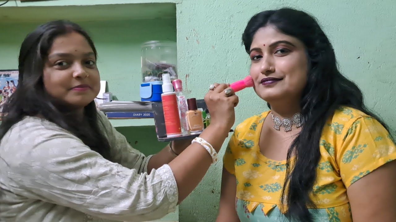 ASMR Doing My Sister FACE Makeup 💄 Roleplay