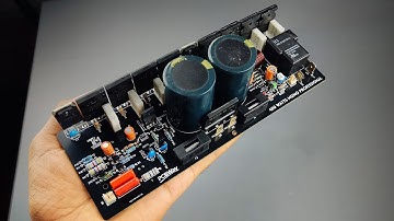[DIY] Powerful Amplifier Board using 8 Transistors 2SC5200 & 2SA1943.