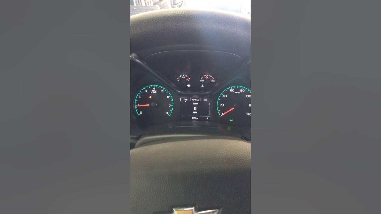 2016 Chevy Colorado oil light reset YouTube