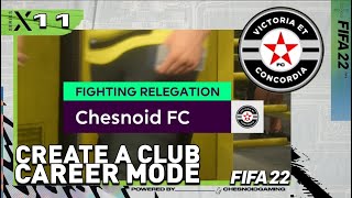 FIGHTING WITH ALL WE'VE GOT!! FIFA 22 | Create A Club Career Mode Ep11