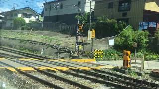 特急かいじ110号E257系 車窓[2/4]大月→八王子/ 中央本線 甲府1229発(新宿行)