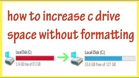 Expand or Increase Partition Windows 7/8/10 without Formatting or Loss Data