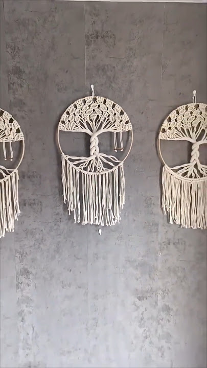 Cómo hacer un Árbol de la Vida en Macramé paso a paso | Tutorial fácil y hermoso 🌳✨”
