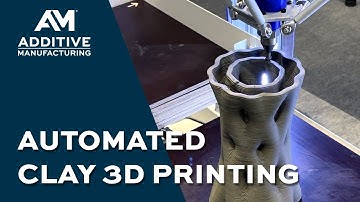 Automated System for 3D Printing Clay Vases