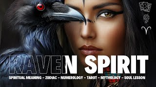 Raven Spirit Animal Meaning & Symbolism: Magic, Transformation, & Change #ravenspirit