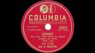 1945 Kay Kyser - Rosemary Mike Douglas & Group, Vocal