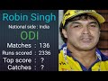 Robin singh test  odi career