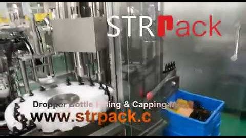 Automatic Dropper Bottle Filling And Capping Machine