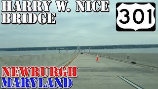 Harry Nice Bridge - Newburg - Maryland - 4K Infrastructure Drive