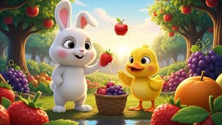 A Garden Full of Juicy Fruits - The Life of the Rabbit and the Duck | Dilly Doro Stories