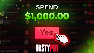 MASSIVE WINS ON RUSTYPOT $1000 START!