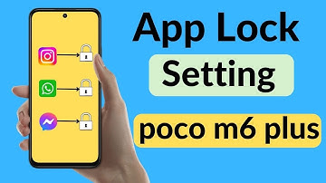 How to lock apps in Poco m6 plus 5g/Poco m6 plus 5g me app lock kaise kare/app lock setting
