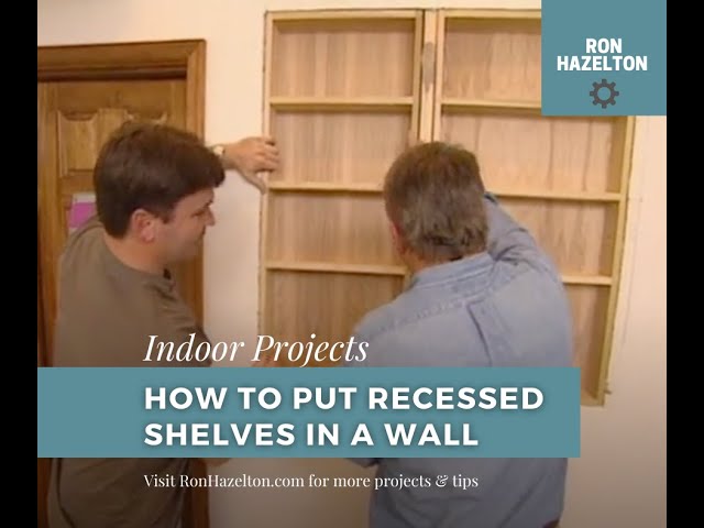 How to Build a DIY Recessed Wall Shelf