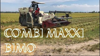 Combine Harvester Bimo Maxxi Siap Panen Padi Petani Mlarik Geneng Ngawi