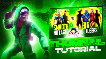 How To Make Thumbnail Like @NonstopGaming_ | Nonstop Gaming Thumbnail Tutorial| Part - 1| #RAPTOR77