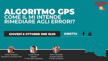 Algoritmo Gps, come il MI intende rimediare agli errori?
