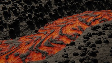 Procedural Lava Flow in Blender 3D