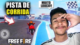 USEI O NOVO CIRCUITO DE CORRIDA NO SERVIDOR AVANÇADO DO FREE FIRE!!