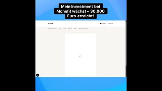 Monefit SmartSaver Portfolio steigt auf 30.000 EUR!
